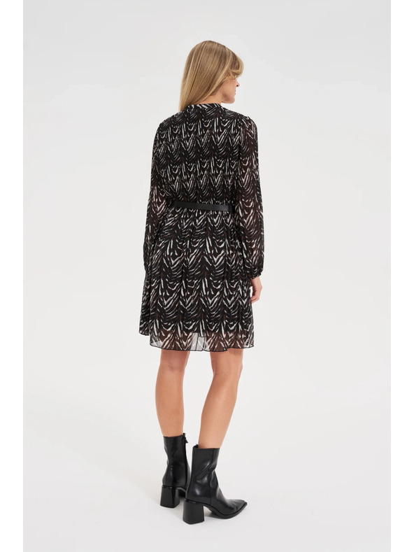 Moodo Smeđe haljine s pojasom Moodo