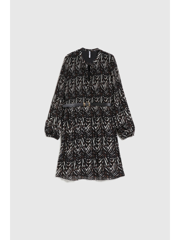 Moodo Smeđe haljine s pojasom Moodo