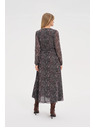 Moodo Uzorkovane crne haljine Moodo