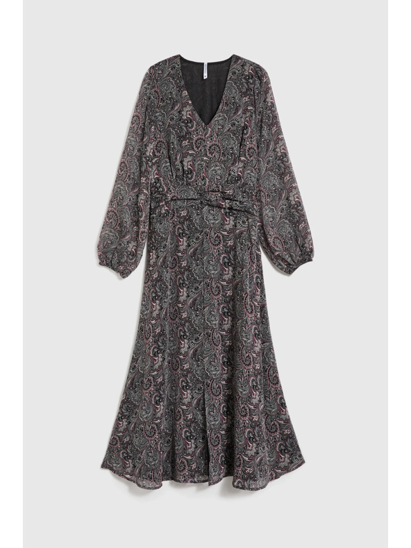 Moodo Uzorkovane crne haljine Moodo