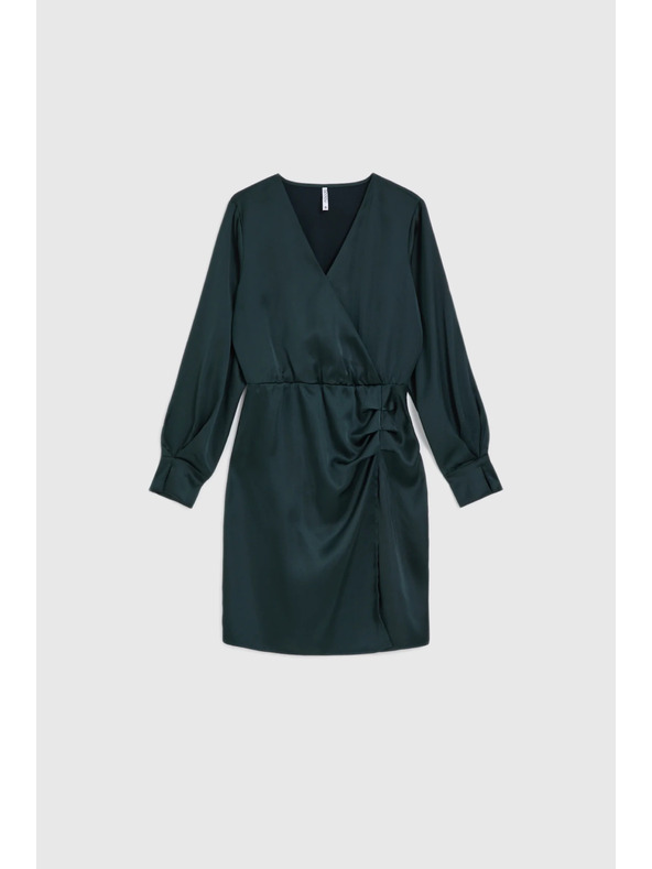 Moodo Zelene haljine s naborima u predjelu bokova Moodo