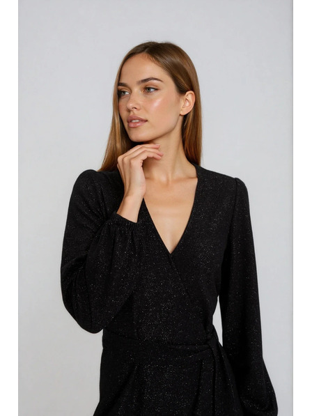 Moodo Crne haljine s dekolteom Moodo