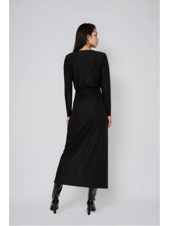 Moodo Crne maksi haljine s prorezom Moodo