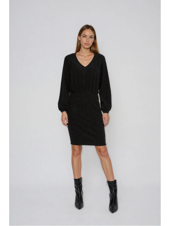 Moodo Sjajne crne haljine Moodo