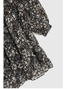 Moodo Uzorkovane haljine s dekolteem crne Moodo