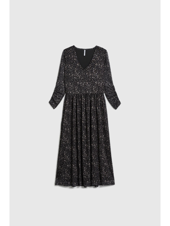 Moodo Crne midi haljine Moodo