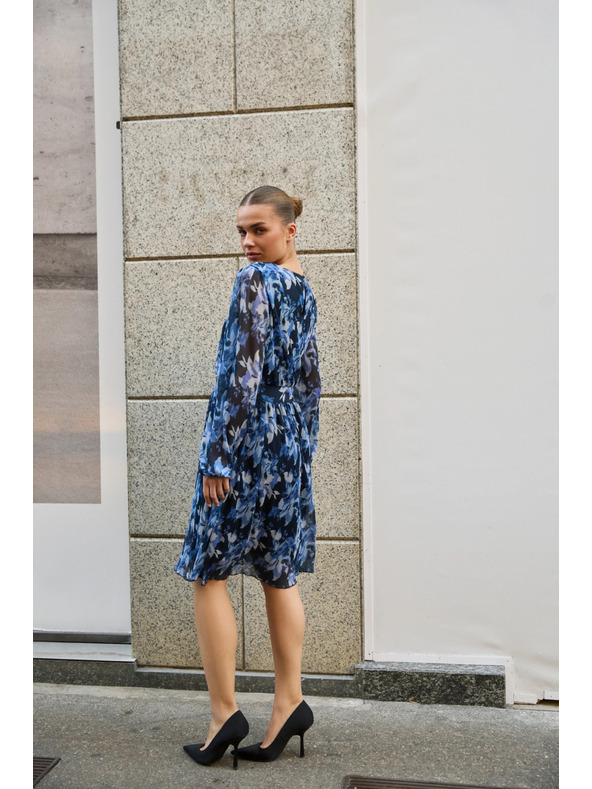 Moodo Plisirane haljine tamno plave Moodo