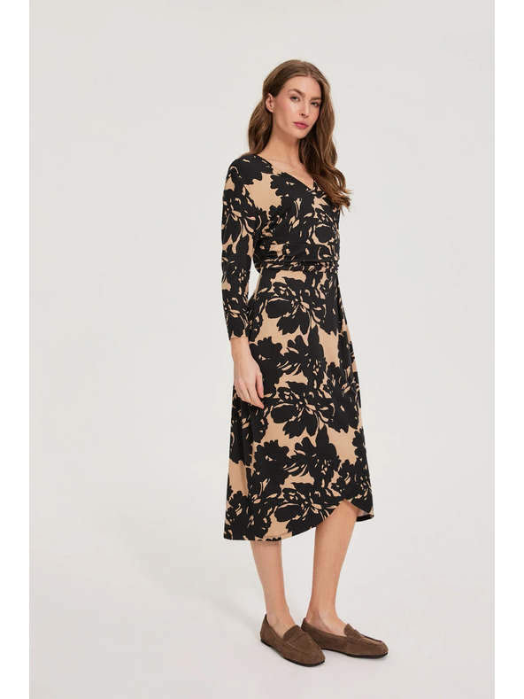 Moodo Uzorkovane crne haljine Moodo