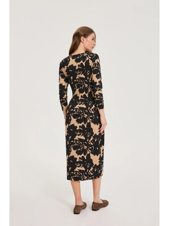 Moodo Uzorkovane crne haljine Moodo