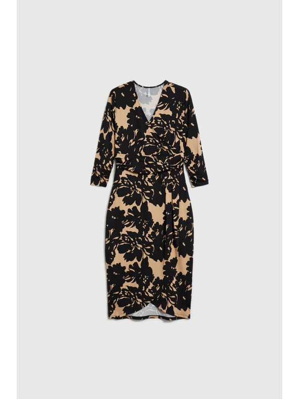 Moodo Uzorkovane crne haljine Moodo