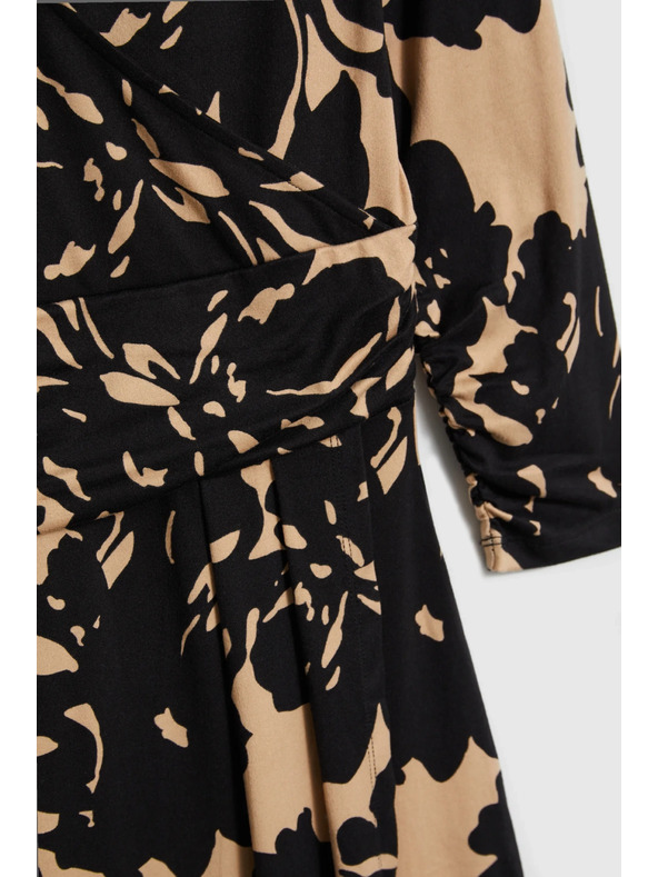 Moodo Uzorkovane crne haljine Moodo