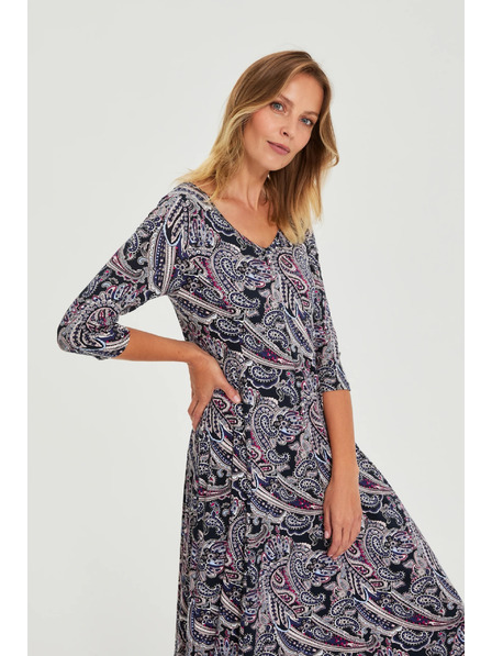 Moodo Tamno plave haljine s paisley uzorkom Moodo