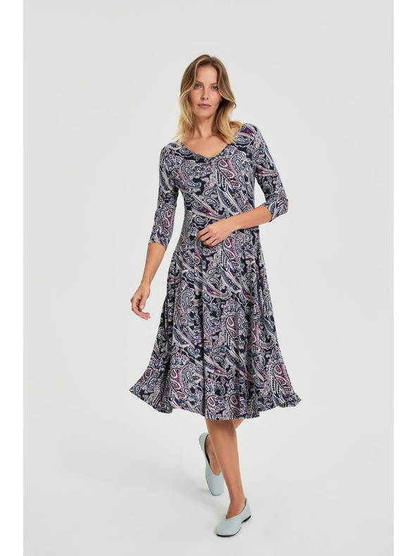 Moodo Tamno plave haljine s paisley uzorkom Moodo