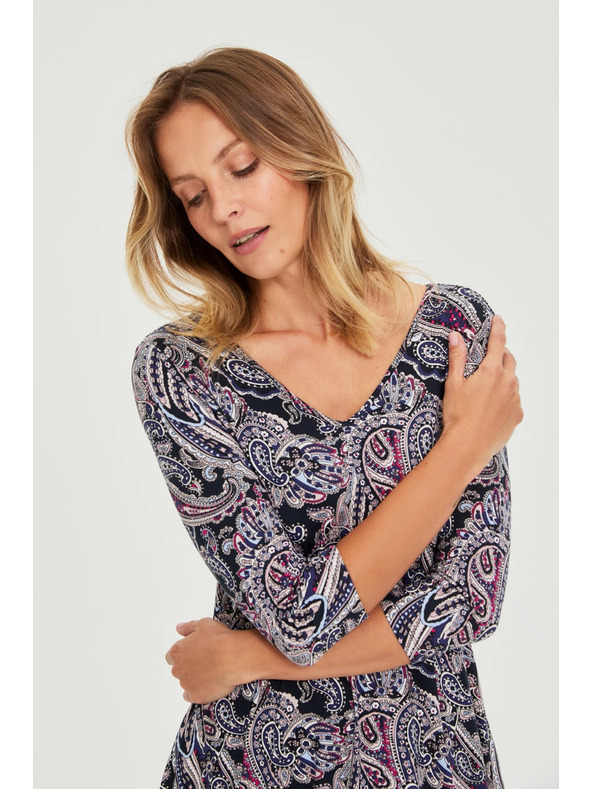 Moodo Tamno plave haljine s paisley uzorkom Moodo