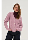 Moodo Ružičasti kardigan Moodo