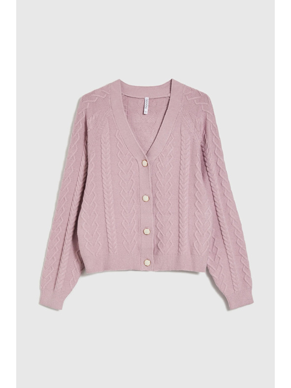 Moodo Ružičasti kardigan Moodo