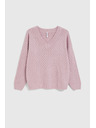 Moodo Azurni pulover ružičasti Moodo