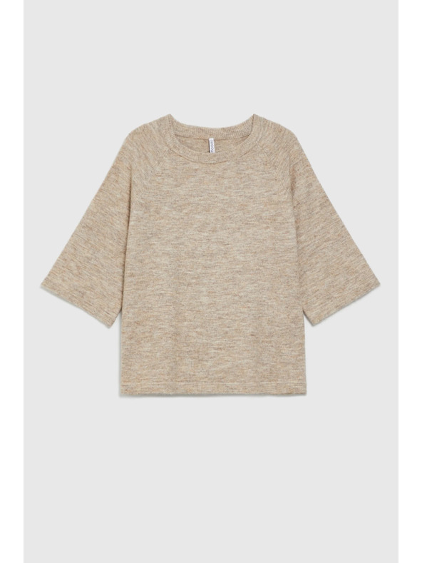 Moodo Pulover s kratkim rukavima bež Moodo