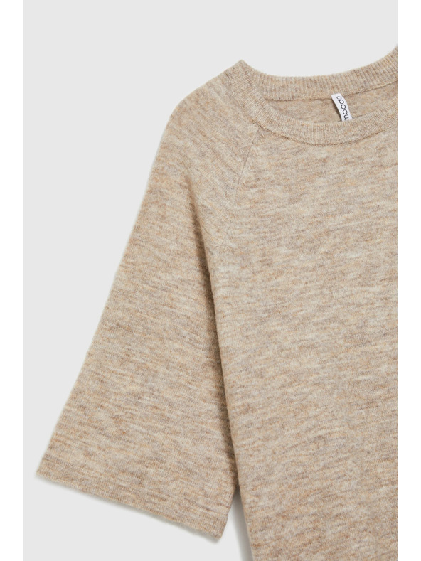 Moodo Pulover s kratkim rukavima bež Moodo