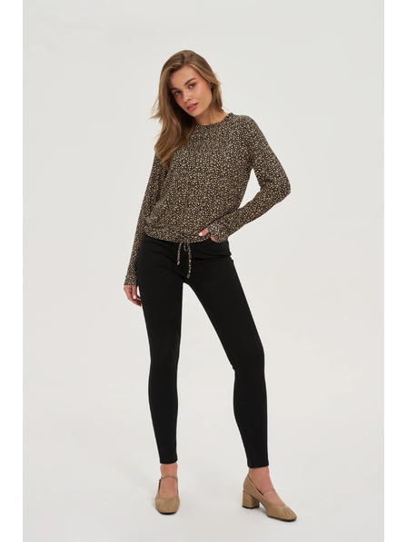 Moodo Pulover s finim uzorkom bež Moodo