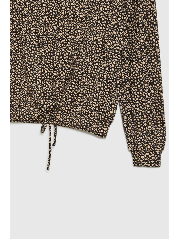 Moodo Pulover s finim uzorkom bež Moodo