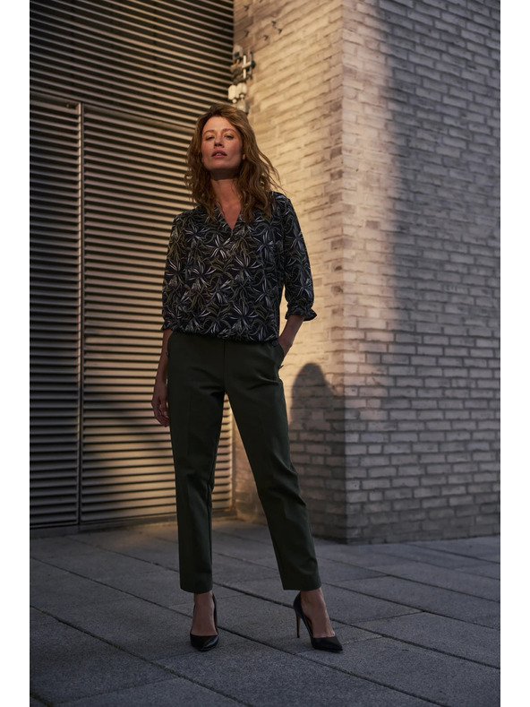 Moodo Pulover s uzorkom crni Moodo