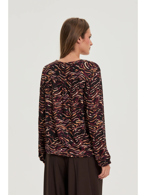 Moodo Pulover s dugim rukavima crni Moodo