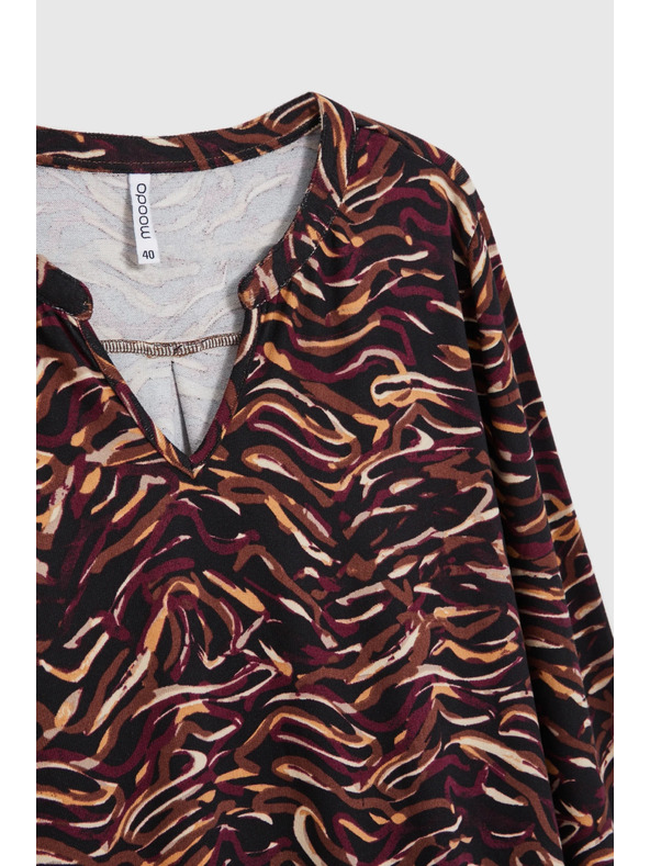 Moodo Pulover s dugim rukavima crni Moodo