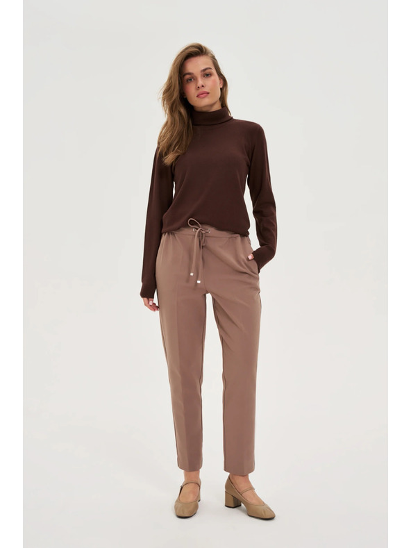 Moodo Pulover s rollnekom smeđi Moodo