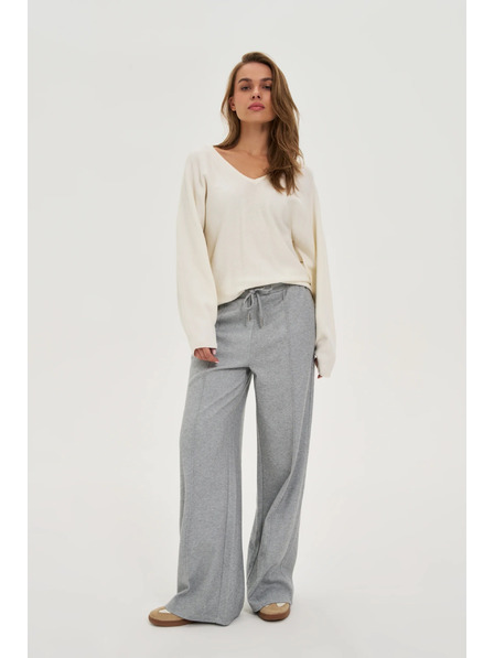 Moodo Pulover s V-izrezom ecru Moodo