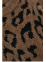 Moodo Pulover s leopardskim uzorkom smeđi Moodo