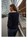 Moodo Jednostavni pulover tamno plavi Moodo