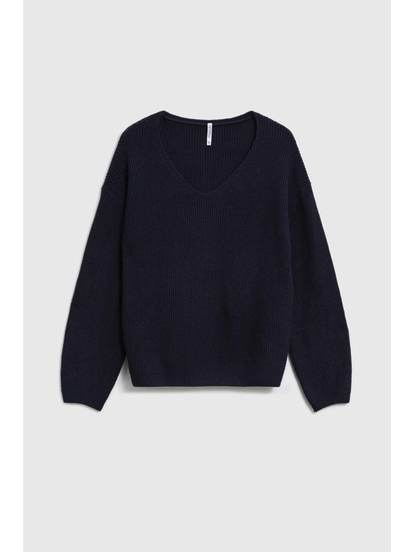 Moodo Jednostavni pulover tamno plavi Moodo