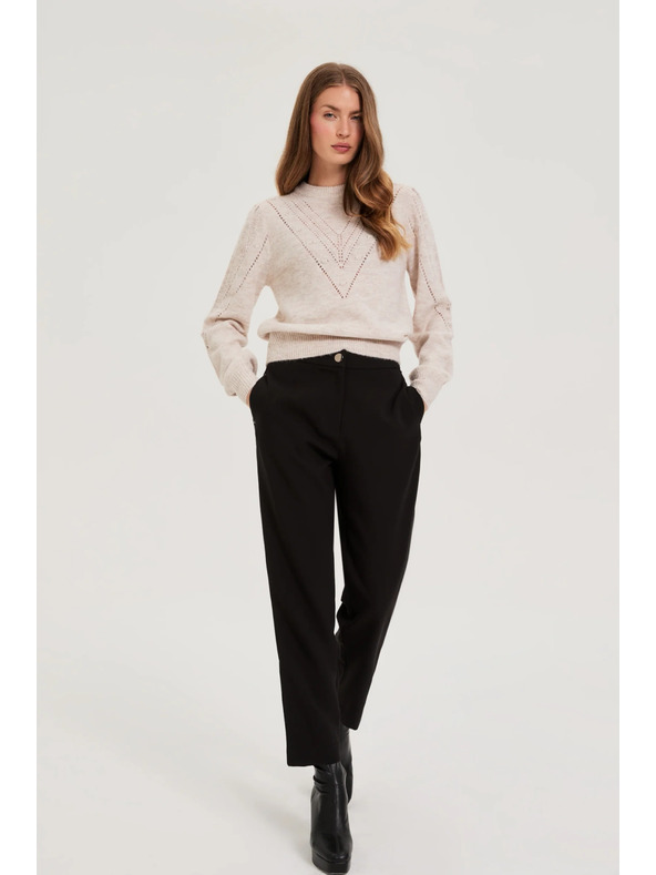 Moodo Bež džemper s napuhnutim rukavima Moodo