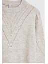 Moodo Bež džemper s napuhnutim rukavima Moodo