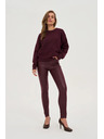 Moodo Glatki bordovski džemper Moodo