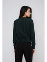 Moodo Tamnozeleni kardigan Moodo