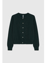 Moodo Tamnozeleni kardigan Moodo