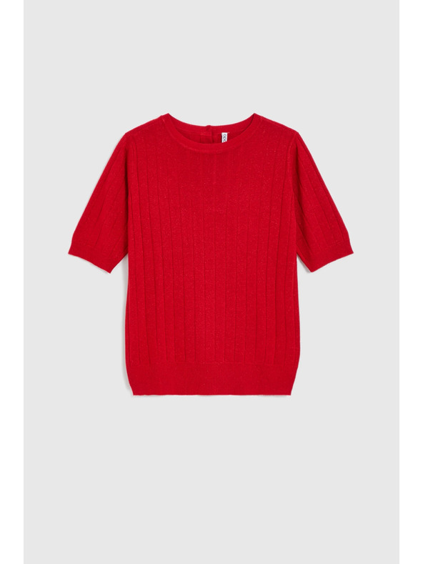 Moodo Crveni džemper s kratkim rukavima Moodo