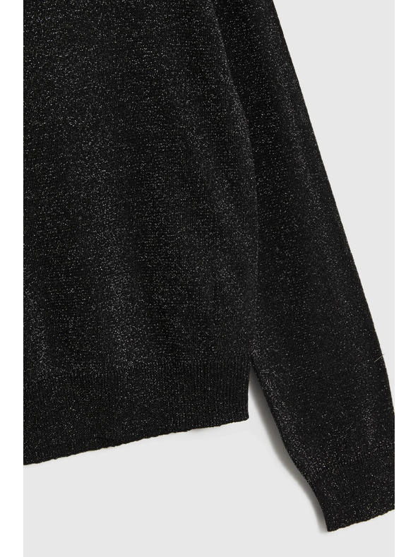 Moodo Viskozni džemper crni Moodo