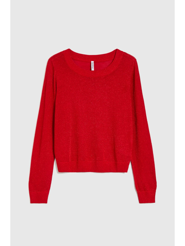 Moodo Viskozni džemper crveni Moodo