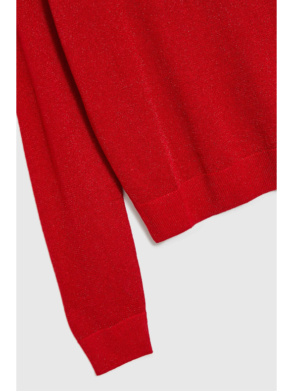 Moodo Viskozni džemper crveni Moodo