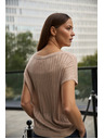 Moodo Pulover s kratkim rukavima bež Moodo