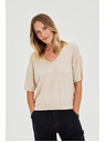 Moodo Pulover s kratkim rukavima bež Moodo