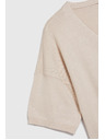 Moodo Pulover s kratkim rukavima bež Moodo
