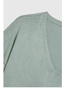 Moodo Maslinasti džemper s kratkim rukavima Moodo