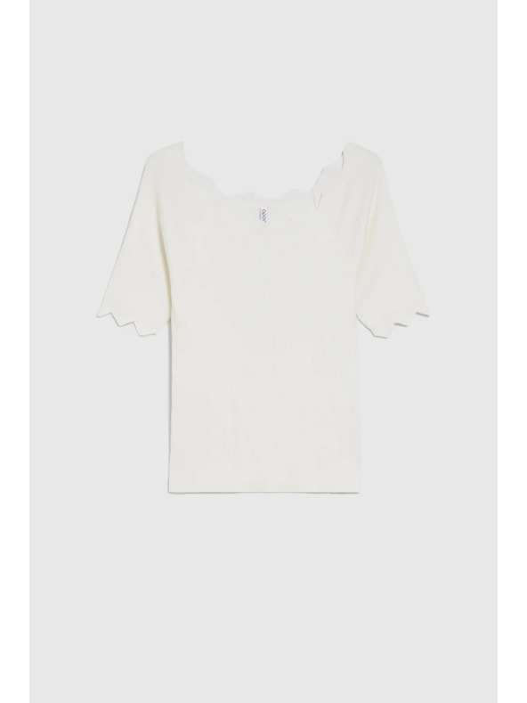 Moodo Uski bijeli džemper Moodo