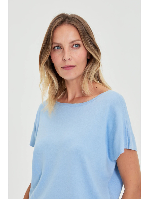 Moodo Tanki džemper plavi Moodo