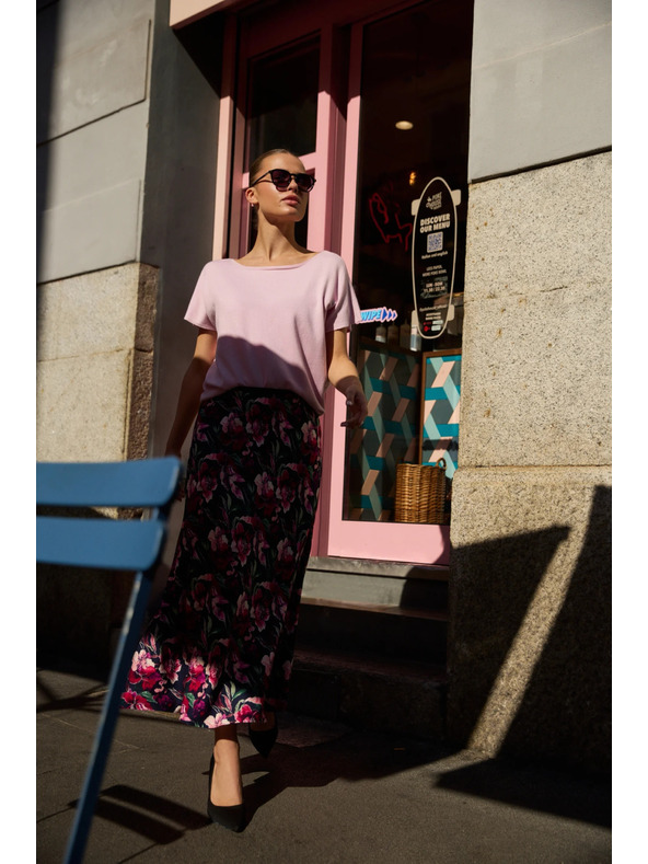 Moodo Tanki džemper ružičasti Moodo