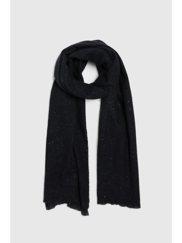 Moodo Glatki crni šal Moodo